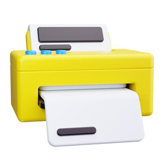 printing 3d render icons