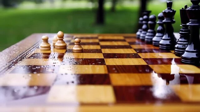 Chess Pawn vs all the kingdom, Representing Individuality and Potential.