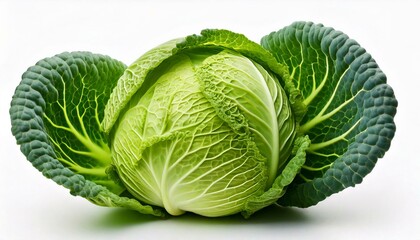 Fototapeta premium the cabbage on a white background