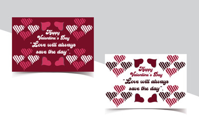 Greeting Card  template design.