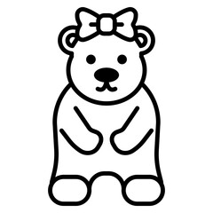 대형 곰돌이 인형 아이콘