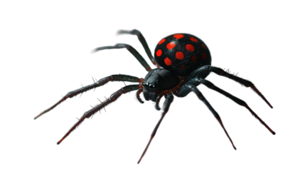 spider isolated on white background