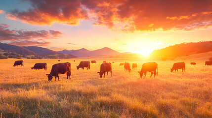 Cows Farm Life and Cows milk in Doodle Pop Art and Realism Styles for advertising