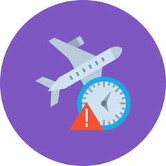 Flight delay Icon