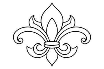 Fleur de lis illustration