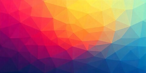Vibrant Colorful Polygonal Background Gradient