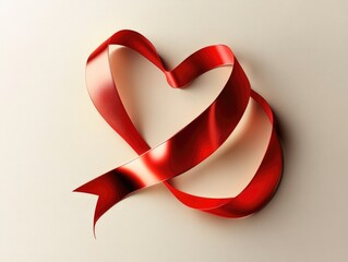Red Heart Ribbon