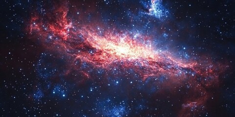 Obraz premium Galaxy with Stars