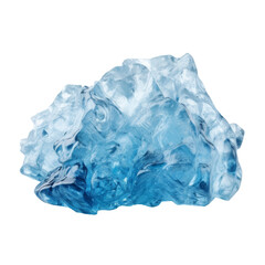 Obraz premium Transparent Ice Ball Isolated on Transparent Background