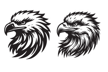 illustration of an eagle head