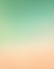 Obraz premium Soft Pastel Gradient Background Mint Green to Peach Abstract Texture for Design