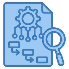 Business Impact Analysis Icon Element For Design