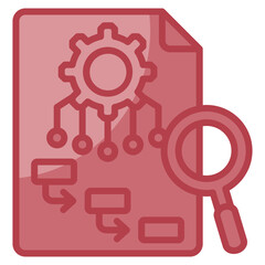 Business Impact Analysis Icon Element For Design