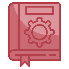 Training Manual Icon Element For Design