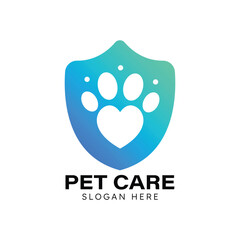 Pet Care Adorable Logo Template