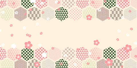 和柄　春　模様　背景	