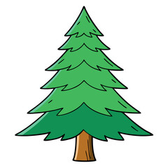 Obraz premium merry christmas tree