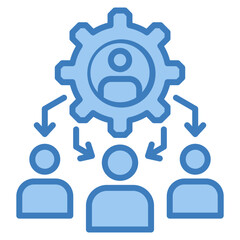 Team Building Icon Element For Design