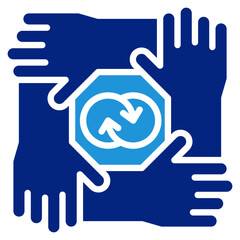 Partnership Icon Element For Design