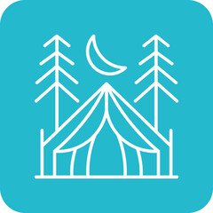 Obraz premium Camping Icon