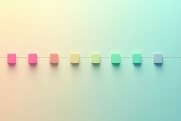 Minimalist Gradation Timeline with Sleek Icons