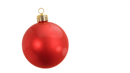 red christmas bauble
