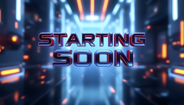 Vibrant Stream Starting Soon Screen for Twitch