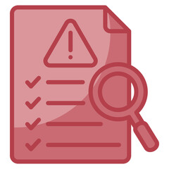 Risk Analysis Icon Element For Design