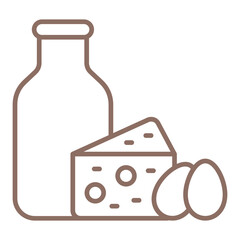 Fototapeta premium Dairy Item Icon