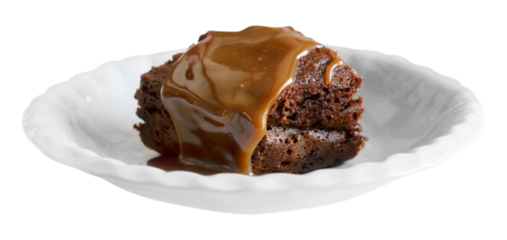 Chocolate brownies png, food element, transparent background