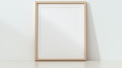 wooden frame on a wall