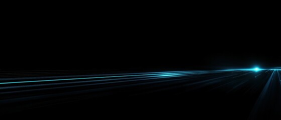 Dynamic blue glowing lines abstract tech visual art in a futuristic environment