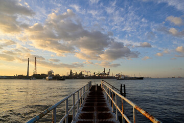 Obraz premium 日の出の風景