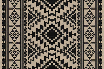 Navajo tribal vector pattern. Native American ornament. Ethnic South Western decor style. Boho geometric ornament.Ikat floral paisley embroidery blanket, rug. Woven carpet