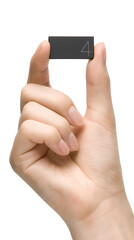 hand holding something