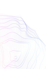 Purple abstract line design element