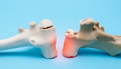 Image showing inflammation between the bones of the spine, causing pain