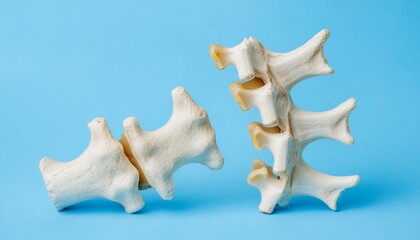 Obraz premium Image showing inflammation between the bones of the spine, causing pain