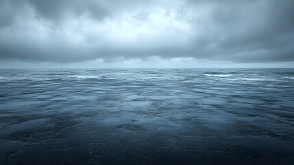 Fototapeta premium Dark Stormy Sea - Realistic Photo