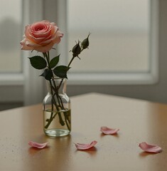 Rose in Vase
