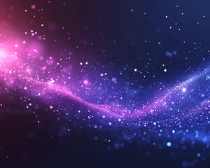 Obraz premium Golden abstract particle dust or glitter background wallpaper galaxy cosmic space fantasy background