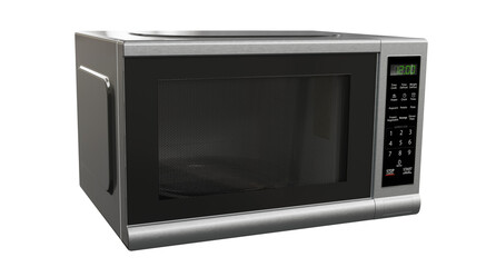 Fototapeta premium Microwave isolated on white