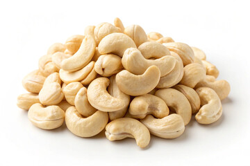 Fototapeta premium Heap of cashew nuts. Generative AI. Heap of cashew nuts, healty food.