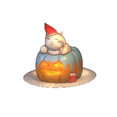 Halloween X Christmas Pixel