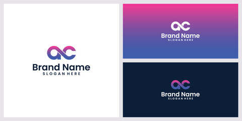 letter ac invinity logo