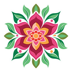 a beautiful flower vector