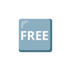 Fototapeta premium Free Button 