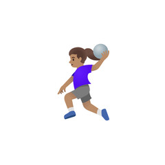 Female Dodgeball Player Emoji
