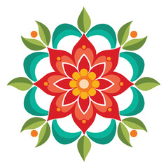 Fototapeta premium a beautiful flower vector