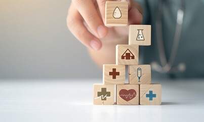 Visualizing Trust in Healthcare: Using Wooden Blocks and Insurance Symbols to Communicate Security, ヘルスケアにおける信頼を視覚化: 木製ブロックと保険の象徴を用いて安心を伝える,Generative AI